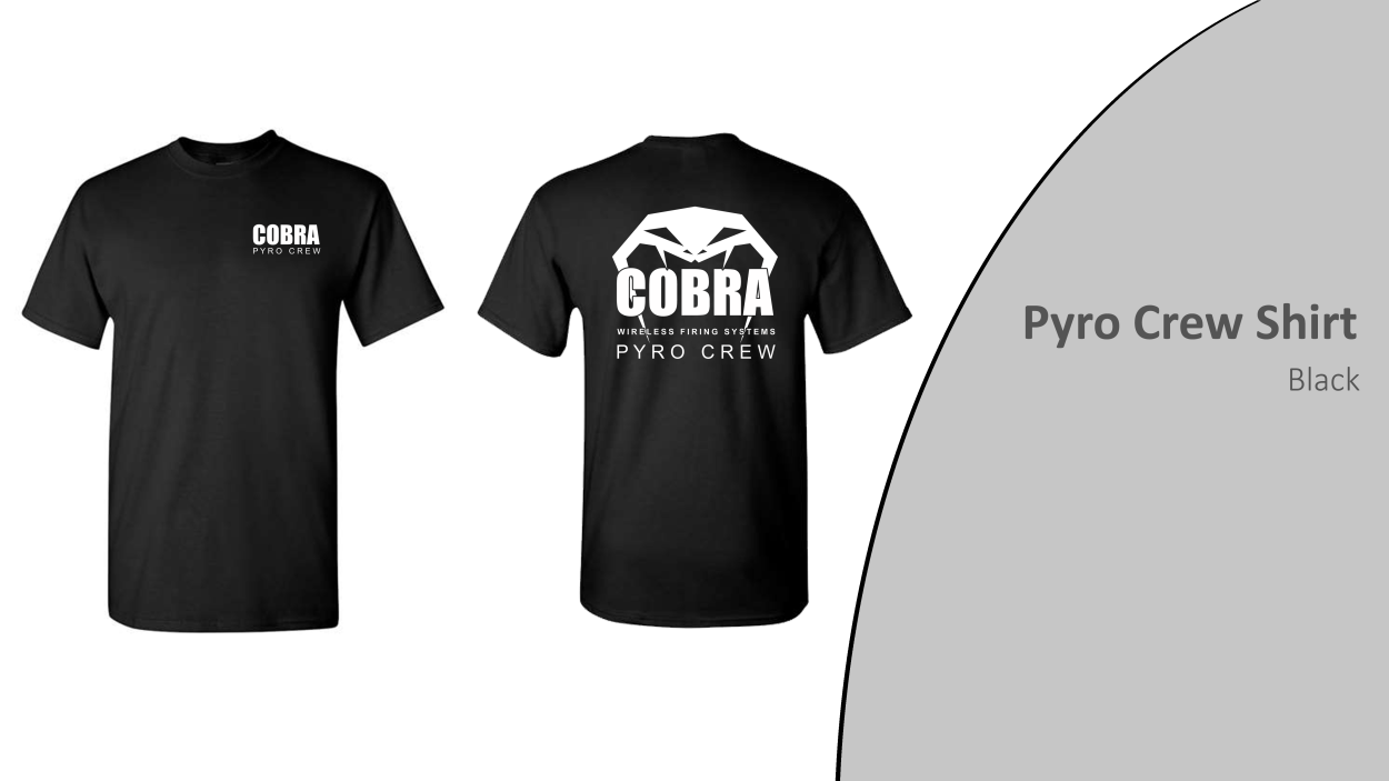 Black COBRA Pyro Crew Shirt