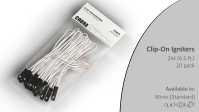 2M (6.5 ft.) Clip-On Igniters (25 Pack)