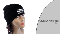 Black COBRA Knit Hat