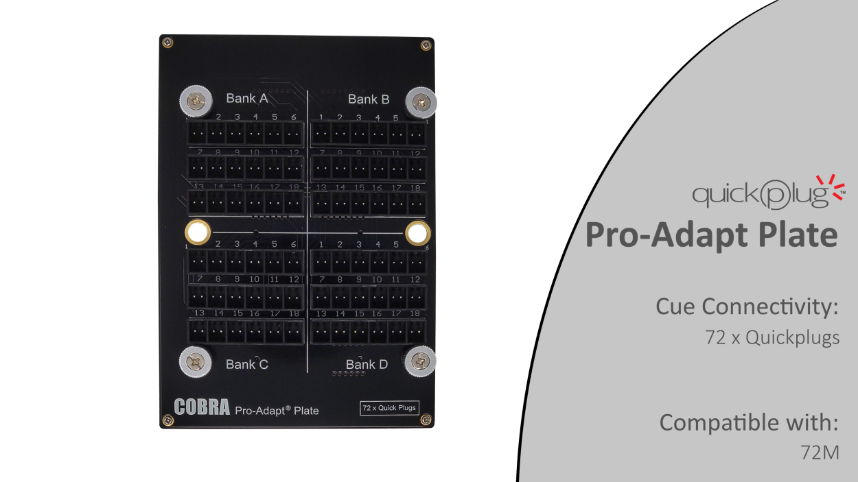 Quickplug Pro-Adapt Plate for 72M