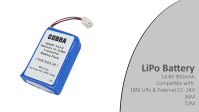 14.8V LiPo Battery for 18M/36M/72M