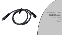 Command Center Tablet Cable